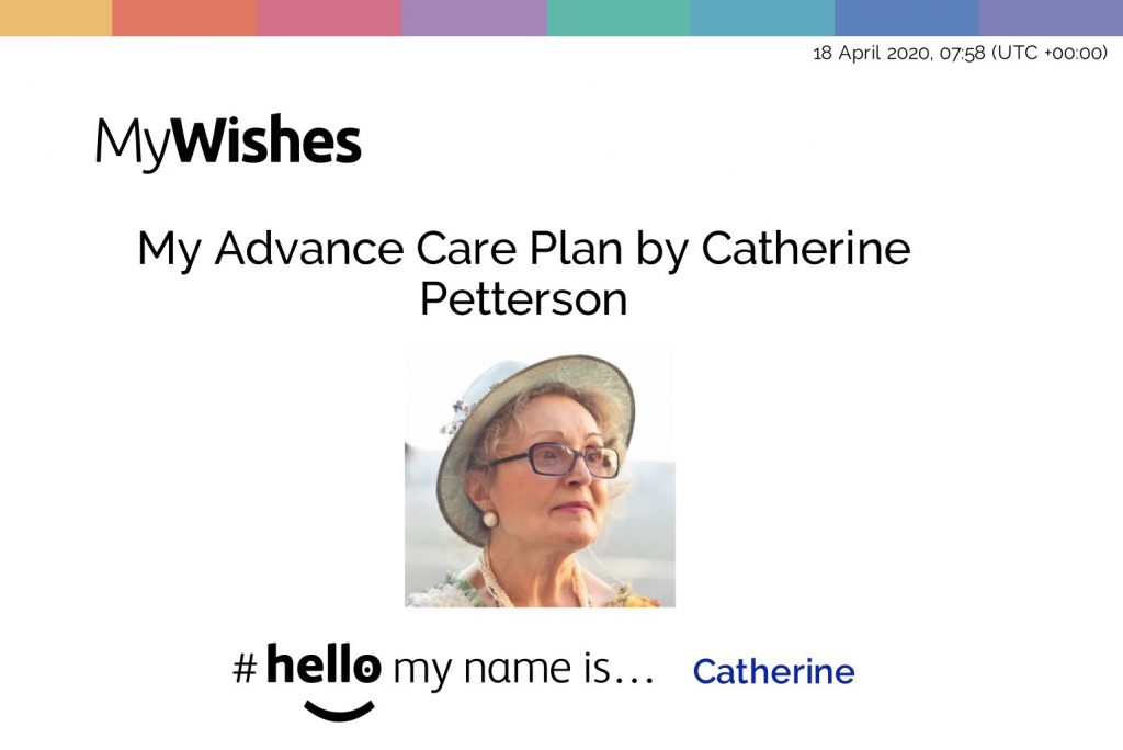 Hello my name is advance care plan